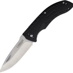 Couteau Pliant Camillus Guise II Lame Acier 3Cr13 Drop Point Manche Nylon Noir Linerlock CM19831