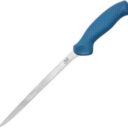 Couteau Fixe Camillus AquaTuff Fillet Lame Acier 22,86 cm Manche Caoutchouc Bleu CM23047