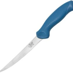 Couteau de Cuisine Camillus AquaTuff Curved Boning Lame Acier Manche Caoutchouc Bleu CM23049