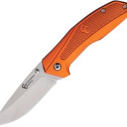 Couteau Pliant Cattleman's Cutlery Rotovator Lame Inox Manche Aluminium Orange Linerlock CC0022H