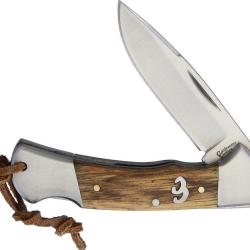 Couteau Pliant Cattleman's Cutlery Sagebrush Lame Inox Manche Bois Lockback CC0092ZW