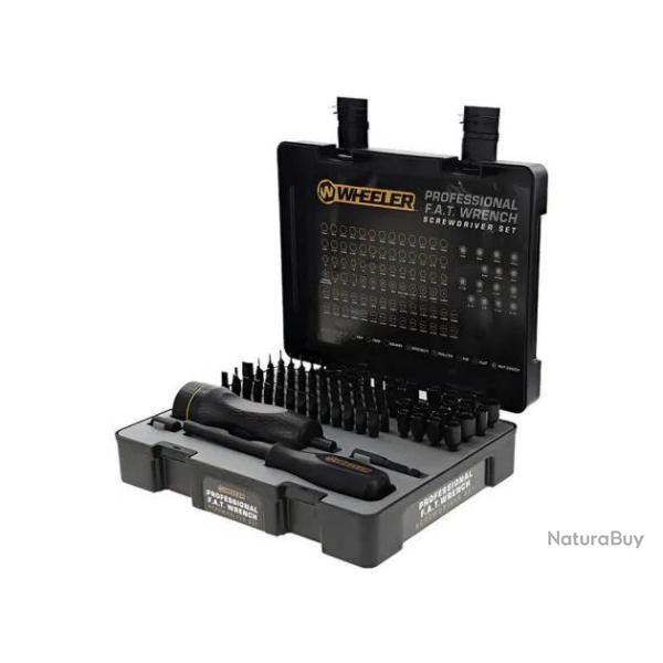 Tournevis dynamom�trique et 100 embouts pour armurier Wheeler