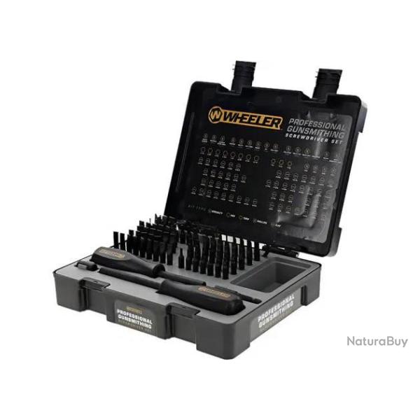 Tournevis dynamom�trique et 89 embouts pour armurier Wheeler