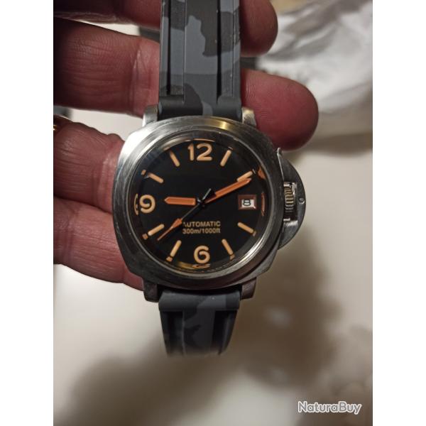 montre style panerai automatique