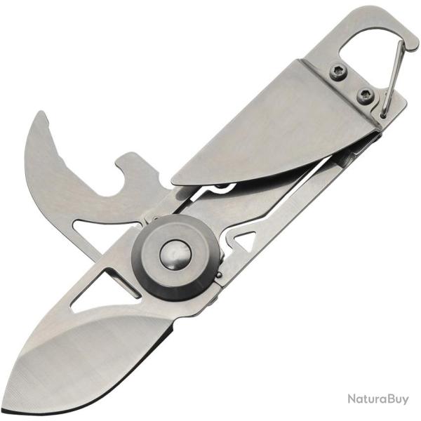 Couteau Pliant Trail Opener Lame Inox Manche Inox Framelock CN211609