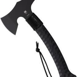 Hachette Cobratec Knives Tomahawk T&ecirc;te Acier 7Cr17MoV Manche G10 Noir &Eacute;tui Kydex CBTTHKBLK