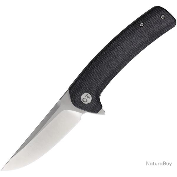 Couteau Pliant Coeburn Tool The Clinch Lame Acier M390 Manche Micarta Noir Linerlock CT001