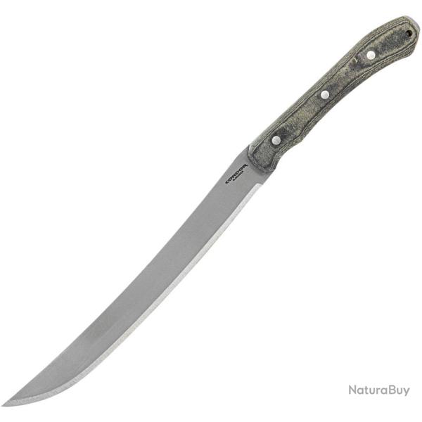 Machette Condor K-Night Lame Acier 1075 Manche Micarta Noir �tui Kydex CTK1837132MHC