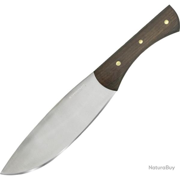Couteau Fixe Condor Knulujulu Lame Acier 440C Manche Bois Marron �tui Cuir CTK500366