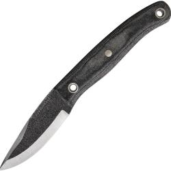 Couteau Fixe Condor Zhaoka Lame Acier 1095HC Manche Micarta Noir &Eacute;tui Cuir CTK82130HC