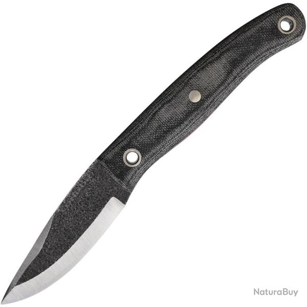 Couteau Fixe Condor Zhaoka Lame Acier 1095HC Manche Micarta Noir �tui Cuir CTK82130HC
