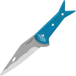 Couteau Fixe Condor Megalodon Lame Acier 14C28N Manche Micarta Bleu &Eacute;tui Kydex CTK8233SK