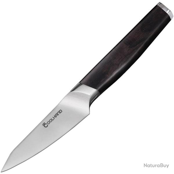Couteau de Cuisine Coolhand Paring Lame Acier 1.4116 Manche �b�ne CLH7193GE