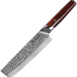 Couteau de Cuisine Coolhand Nakiri Lame Acier Manche Cocobolo CLH7197DCB
