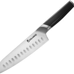 Couteau de Cuisine Coolhand Santoku Lame Acier 1.4116 Manche G10 Noir CLH7197GG10