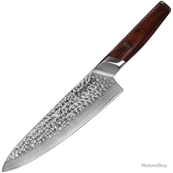 Couteau de Cuisine Coolhand Chef's Lame Acier Manche Cocobolo CLH7198DCB