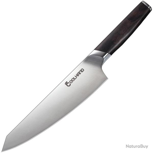 Couteau de Cuisine Coolhand Chef's Lame Acier 1.4116 Manche �b�ne CLH7198GE