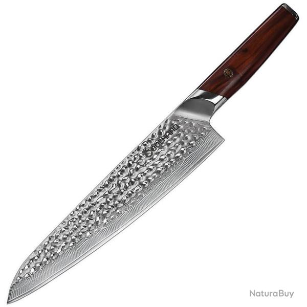 Couteau de Cuisine Coolhand Chef Lame Acier Manche Cocobolo CLH7199DCB