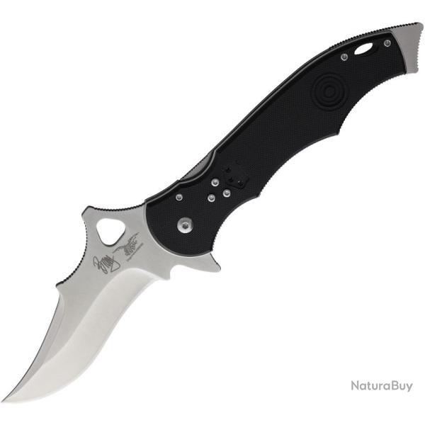 Couteau Pliant CSSD-SC Bram Frank Design Abaniko 2 Redonda Persian Lame Inox Manche G10 Noir CSSD38