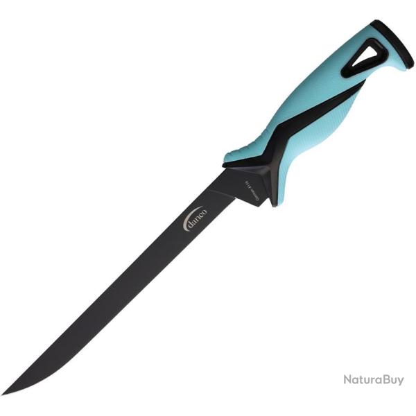 Couteau Danco Lame Acier 1.4116 Manche Synth�tique Noir et Bleu Canard DNC71442