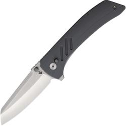 Couteau Dark Bolt Design Arcus BoltLock Sheep Lame Acier CPM-20CV Sheepsfoot Manche G10 Gris DBD002