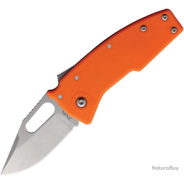 Couteau Pliant Demko Nano Shark Lame Acier AUS-10 Clip Point Manche GRN Orange DEM19279