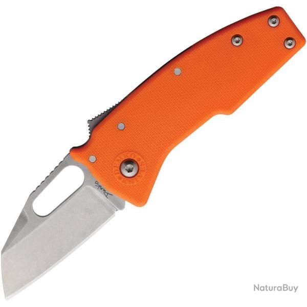 Couteau Pliant Demko Nano Shark Lame Acier AUS-10 Manche GRN Orange DEM19282