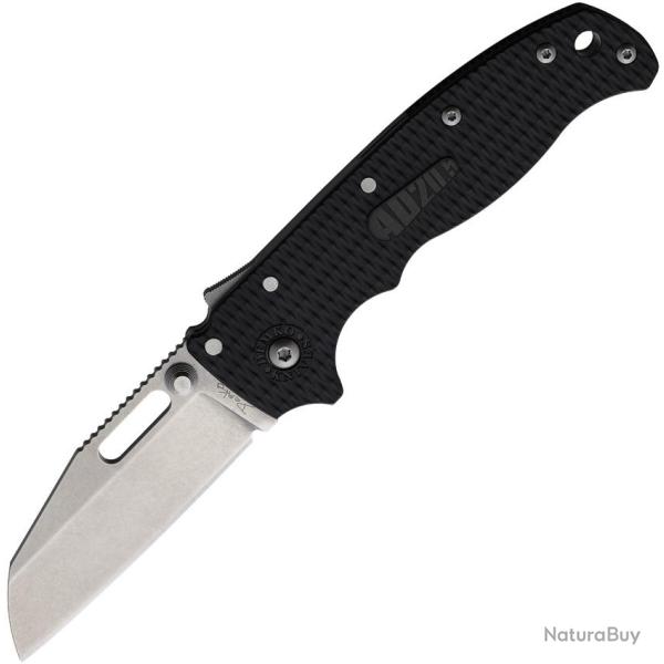Couteau Pliant Demko AD 20.5 Shark-Lock Lame Acier AUS-10 Manche Grivory Noir DEMAD205F22