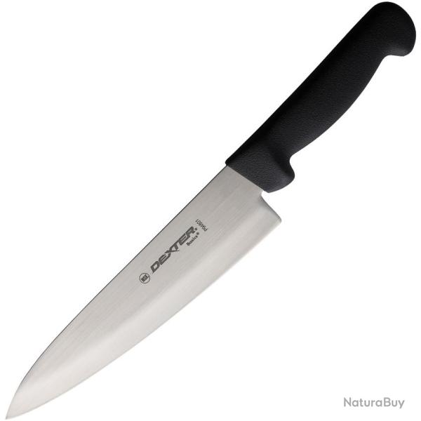 Couteau de Cuisine Dexter Chef's Lame Inox Manche Polypropyl�ne Noir DX31600B