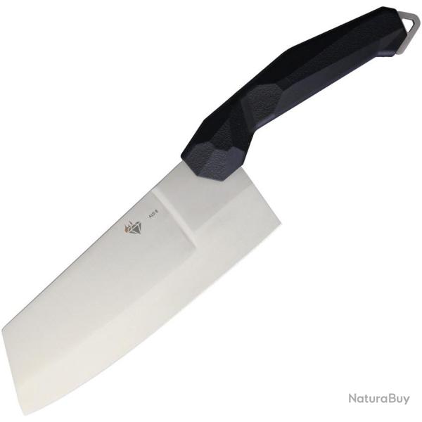 Couteau de Cuisine Diafire Black Diamond Chefs Lame Acier AUS-8 Manche Plastique Noir DF1930