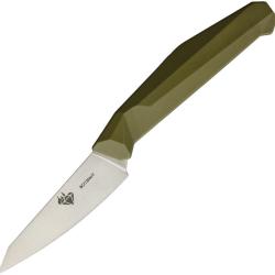 Couteau de Cuisine Diafire Emerald Paring Lame Acier 8Cr13MoV Manche Plastique Vert DF9108