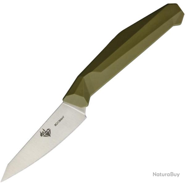 Couteau de Cuisine Diafire Emerald Paring Lame Acier 8Cr13MoV Manche Plastique Vert DF9108