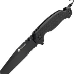 Couteau Pliant Donges Tactical Lame Acier D2 Manche G10 Noir Linerlock BOM01DG006