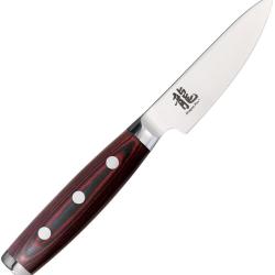 Couteau de Cuisine Dragon by Apogee Lame Acier CTS-BD1 Manche R&eacute;sine et Micarta Rouge DRG00812