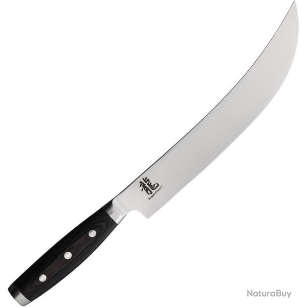 Couteau de Cuisine Dragon by Apogee Lame Acier CTS-BD1 Manche Micarta Noir DRG00872