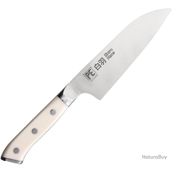 Couteau Cuisine Dragon by Apogee Shiro Hane Santoku Lame Acier CTS-BD1 Manche Corian DRGSHIR0600