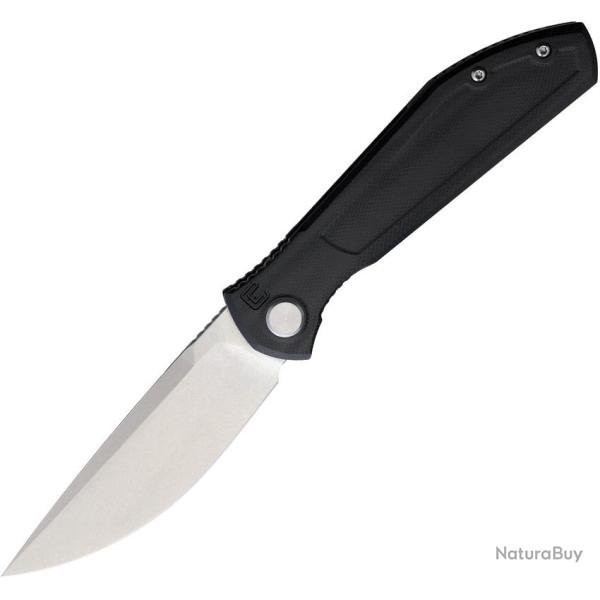Couteau Pliant ECHO BY CKF Splinter Lame Acier CPM-S35VN Manche G10 Noir Linerlock �tui ECH08BLK