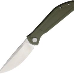 Couteau Pliant ECHO BY CKF Splinter Lame Acier CPM-S35VN Manche G10 Vert Linerlock &Eacute;tui ECH08GRN