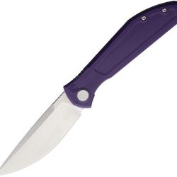 Couteau Pliant ECHO BY CKF Splinter Violet Lame Acier CPM-S35VN Manche G10 Linerlock &Eacute;tui ECH08V