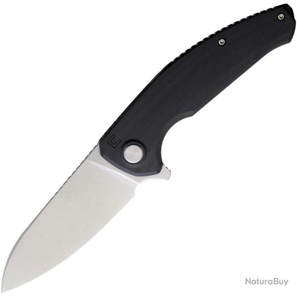 Couteau Pliant ECHO BY CKF Natrix Lame Acier CPM-S35VN Manche G10 Noir Linerlock �tui ECH09BLK