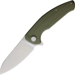 Couteau Pliant ECHO BY CKF Natrix Lame Acier CPM-S35VN Manche G10 Vert Linerlock &Eacute;tui ECH09GRN
