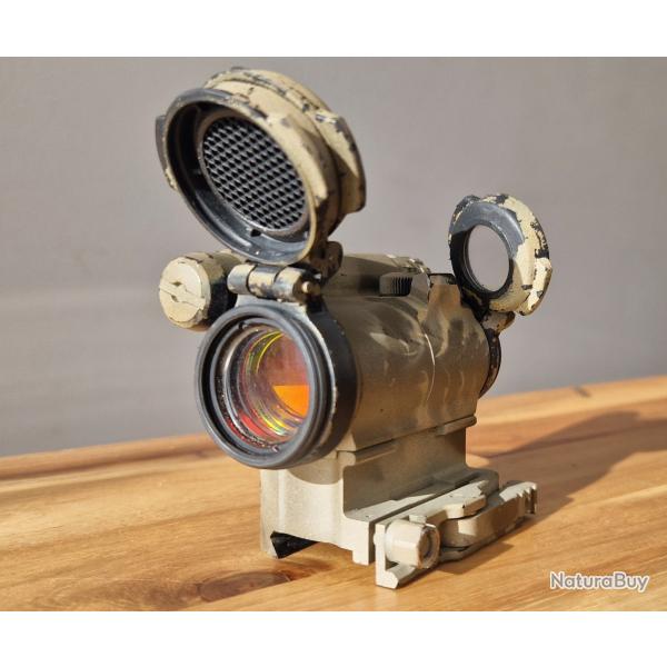 Point Rouge Aimpoint Comp M5 Avec cale de 33mm + Filtre - Point 2 Moa - peint camouflage