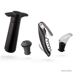 Coffret vin 4 pi&egrave;ces Vacu vin Start