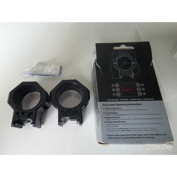 Colliers de Fixation pour lunette de vis� Diametre 34mm