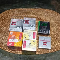 105 Munitions Calibre 410 Magnum et 12mmDivers Plombs et balles (Voir Photos)