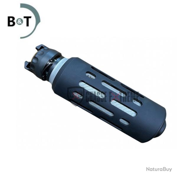 Silencieux B&T Print-X RBS Compact Inconel 718 avec Pare-Chaleur Universal Mount Nato Cal 5,56 mm