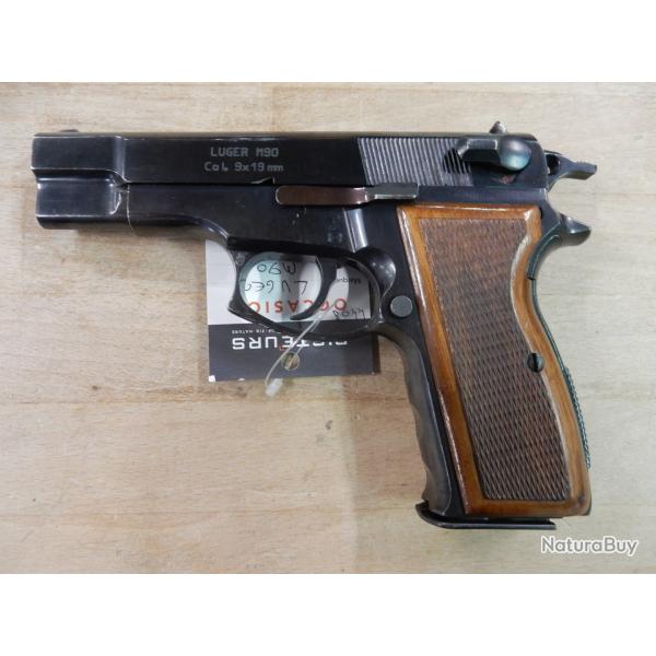 PISTOLET LUGER M90 CAL 9X19 OCCASION BON ETAT