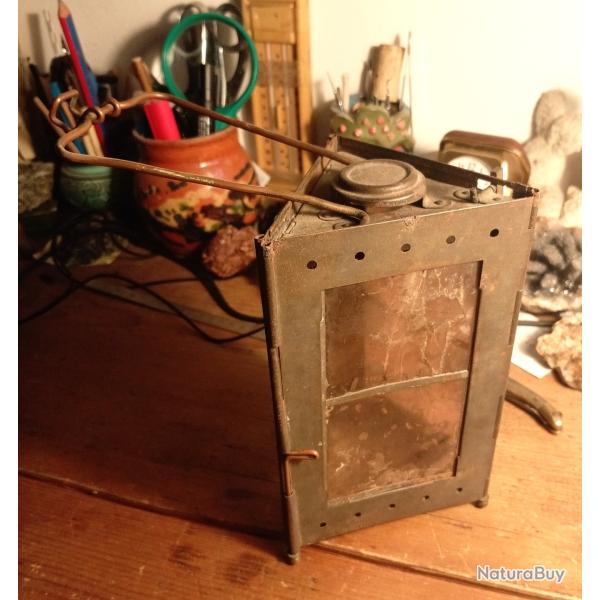 Lanterne fran�aise de tranch�e WW1 Monjardet second type