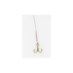 BAS DE LIGNE ACIER 1X19 40CM TRIPLE - X3 N&deg;4 - 9KG