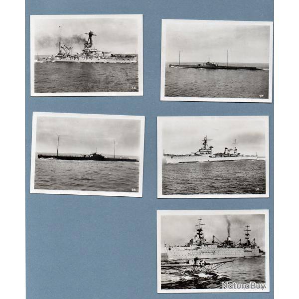 Ensemble de cartes photos repr�sentant des navires - N�8931